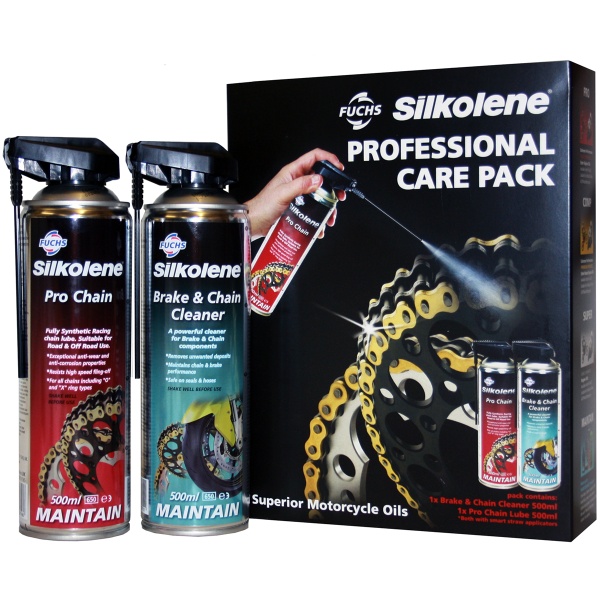 Kit Ingrijire Lant Moto Profesionala Moto Silkolene Chain Care Pack Silkolene